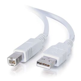 USB Kabel (A/B), 3m, weiß-82216