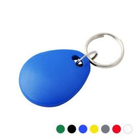 Keyfob Eco F08 incl. key ring - black-KF-ECO-F08-BK
