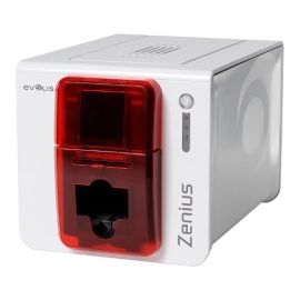Evolis Zenius Classic, einseitig, 12 Punkte/mm (300dpi), USB, rot-ZN1U0000RS